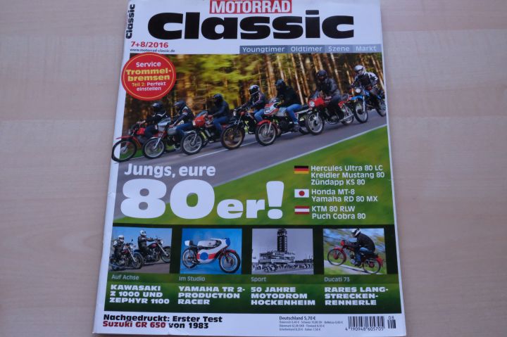 Deckblatt Motorrad Classic (07/2016)